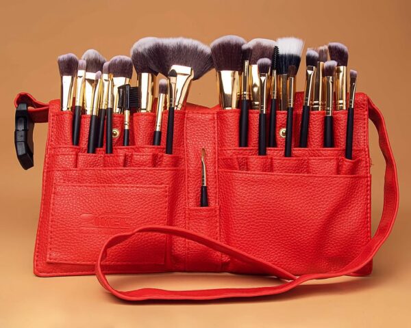 Zikel 25pcs Brush Set with Waist Pouch