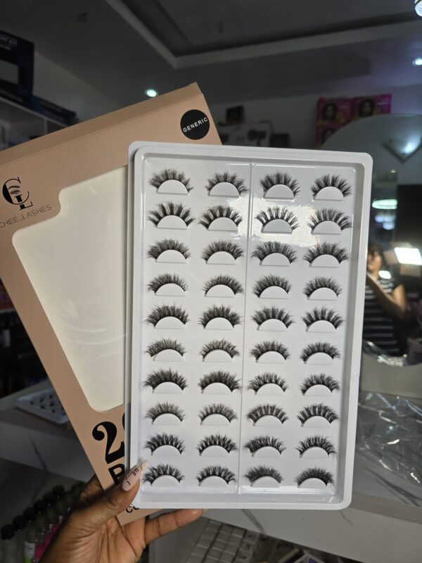 Chee 20pair Mink Lash Tray - Generic