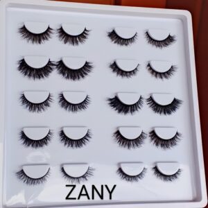 Chee 10Pair Mink Lash Tray - Zany