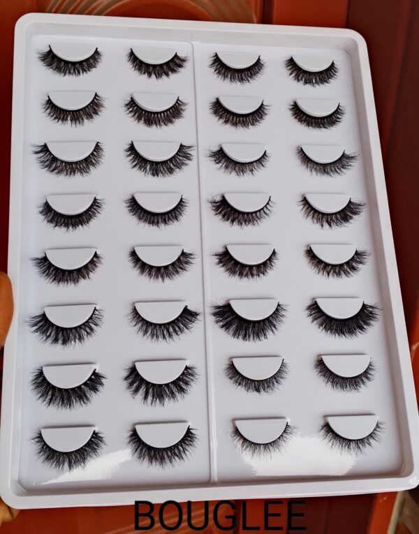 Chee 16Pair Mink Lash Tray - Bouglee