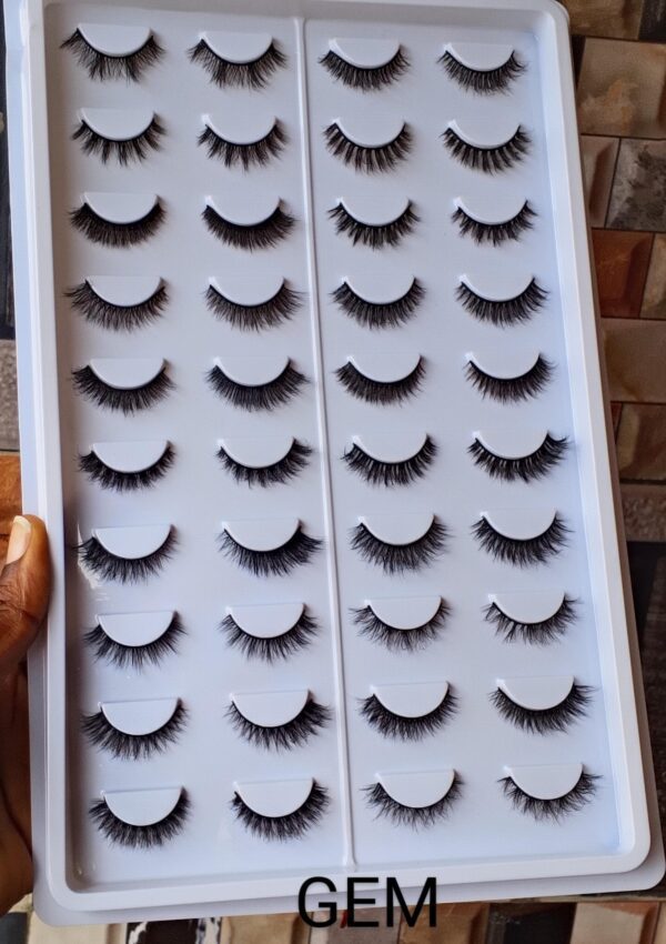 Chee 20Pair Mink Lash Tray - Gem