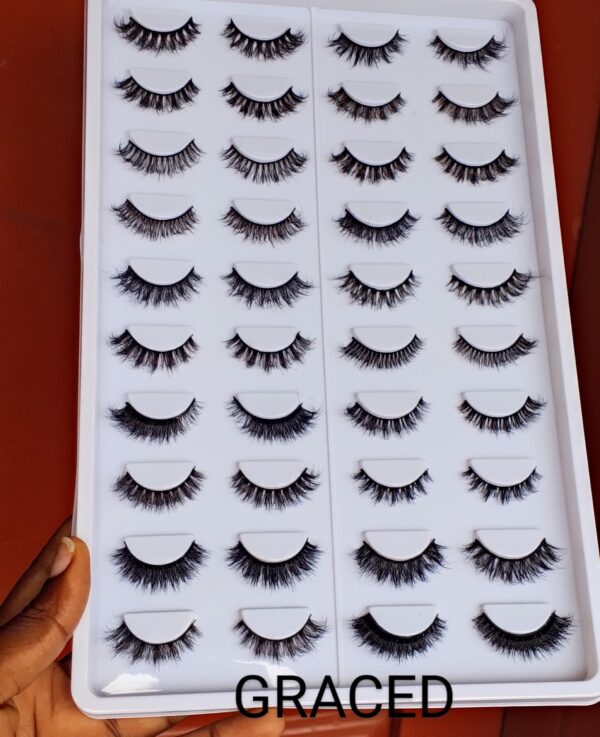 Chee 20Pair Mink Lash Tray - Graced