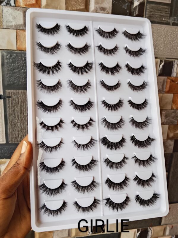 Chee 20Pair Mink Lash Tray - Girlie