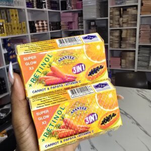 Asantee Retinol,Carrot,Papaya&Vitamin C Soap