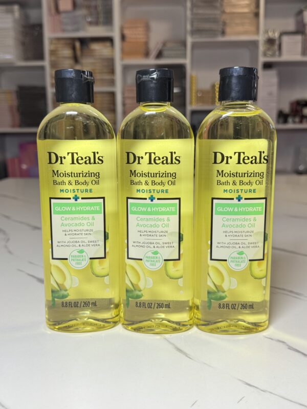 Dr Teals Bath and Body Oil - Glow&Hydrate Ceramide&Avocado Oil