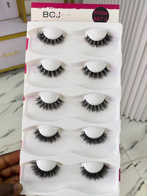BOJ 5pair Lash Tray - Posh Set2