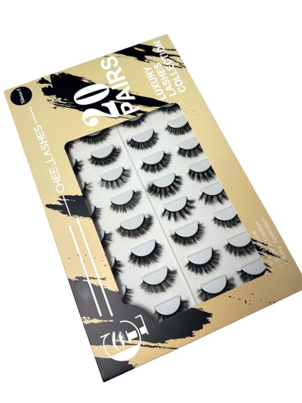Chee 20Pair Mink Lash Tray - XHOXO3