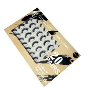 Chee 20Pair Mink Lash Tray - XHOXO1