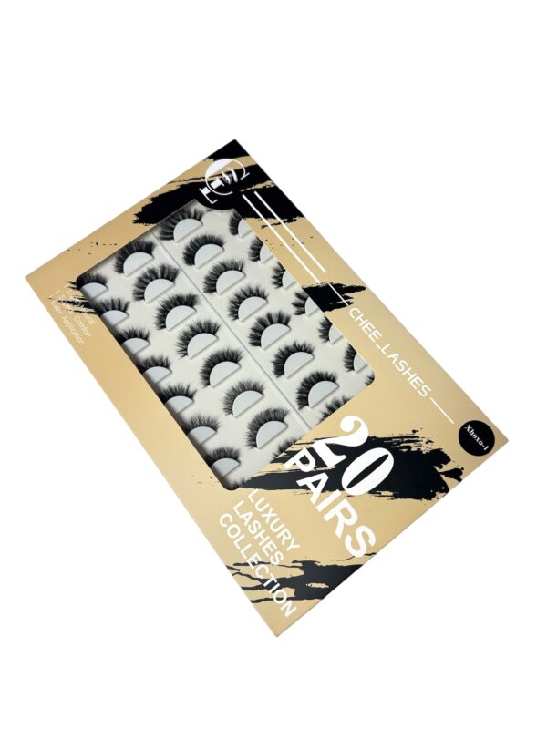 Chee 20Pair Mink Lash Tray - XHOXO1