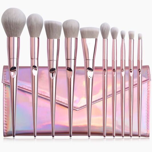 10pcs Pink Brush Set
