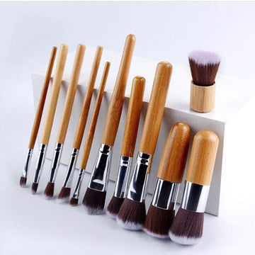 11pcs Bamboo Brush Set