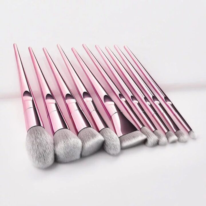 10pcs Pink Brush Set