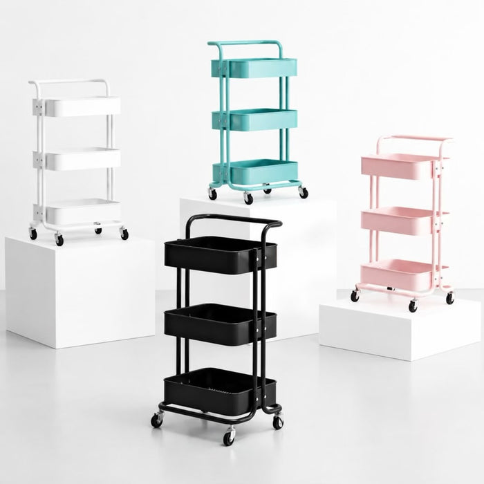 3 Layer Metal Storage/Display Trolley