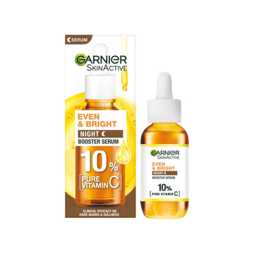 Garnier Even & Bright Night Booster Vitamin C Serum with 10% Pure Vitamin C