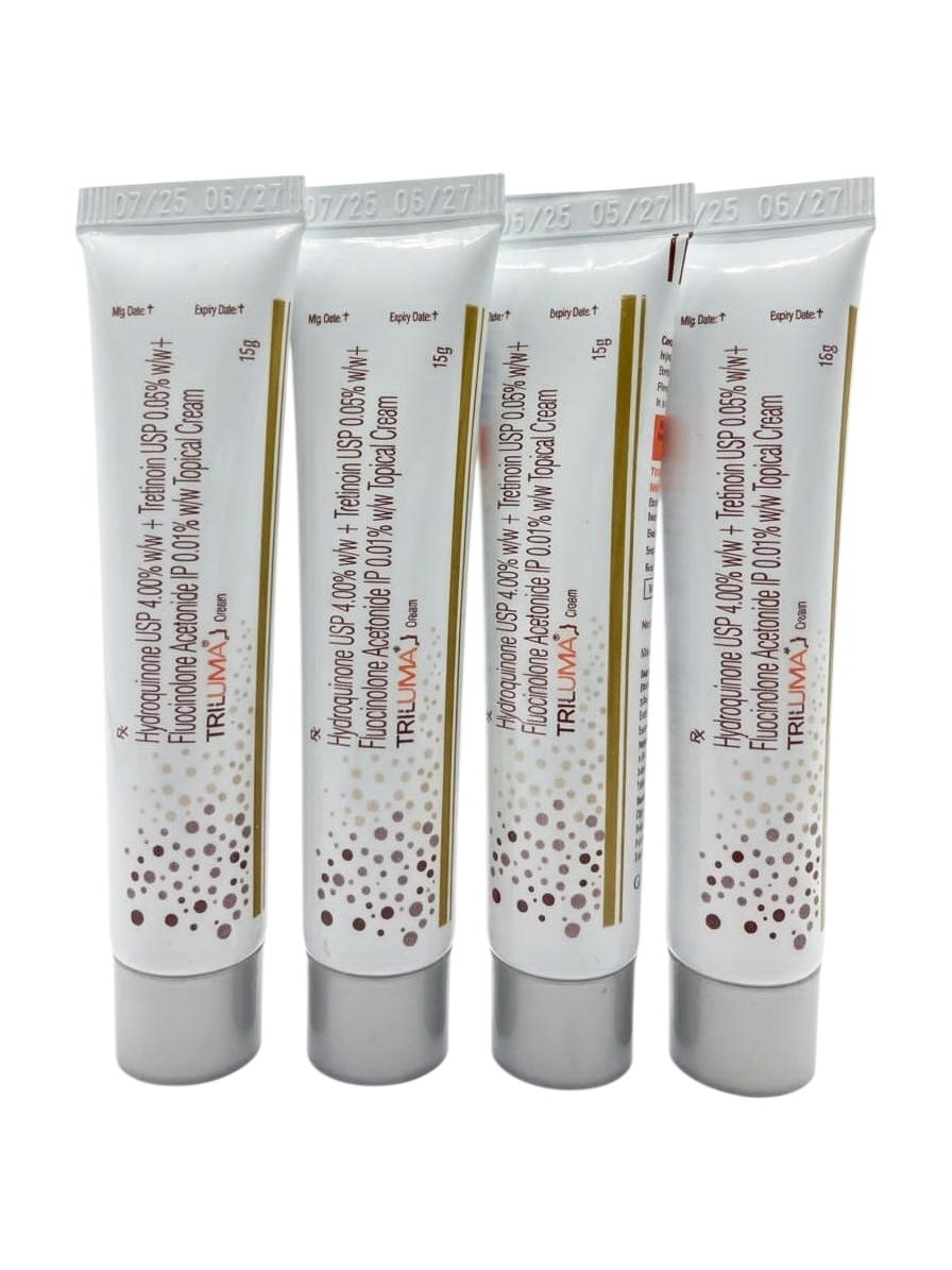 Triluma Hydroquinone 4%+Tretinoin 0.05%+Fluocinolone Acetonide 0.01% Topical Cream