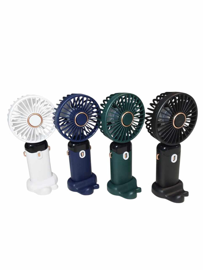 Led Digital Display Mini Rechargeable Fan