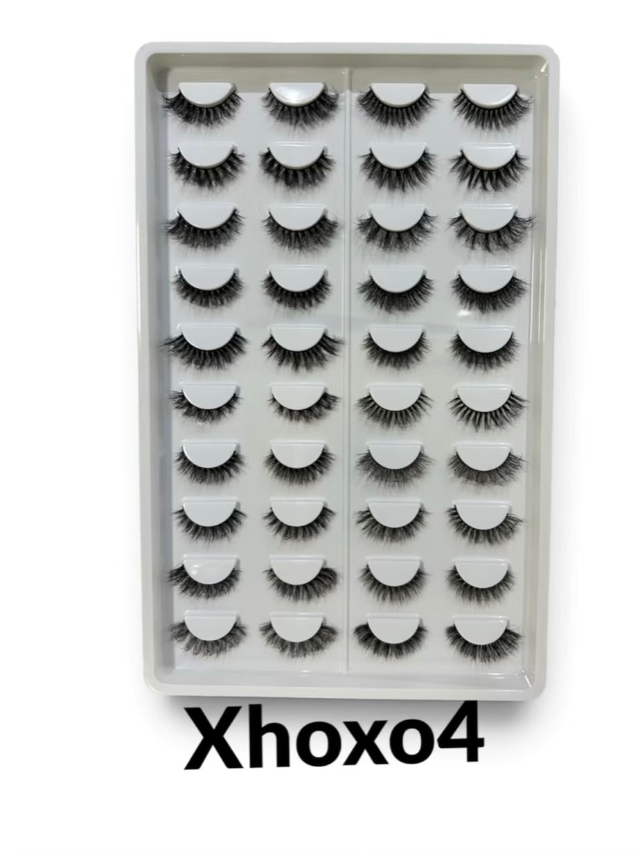 Chee 20Pair Mink Lash Tray - XHOXO4