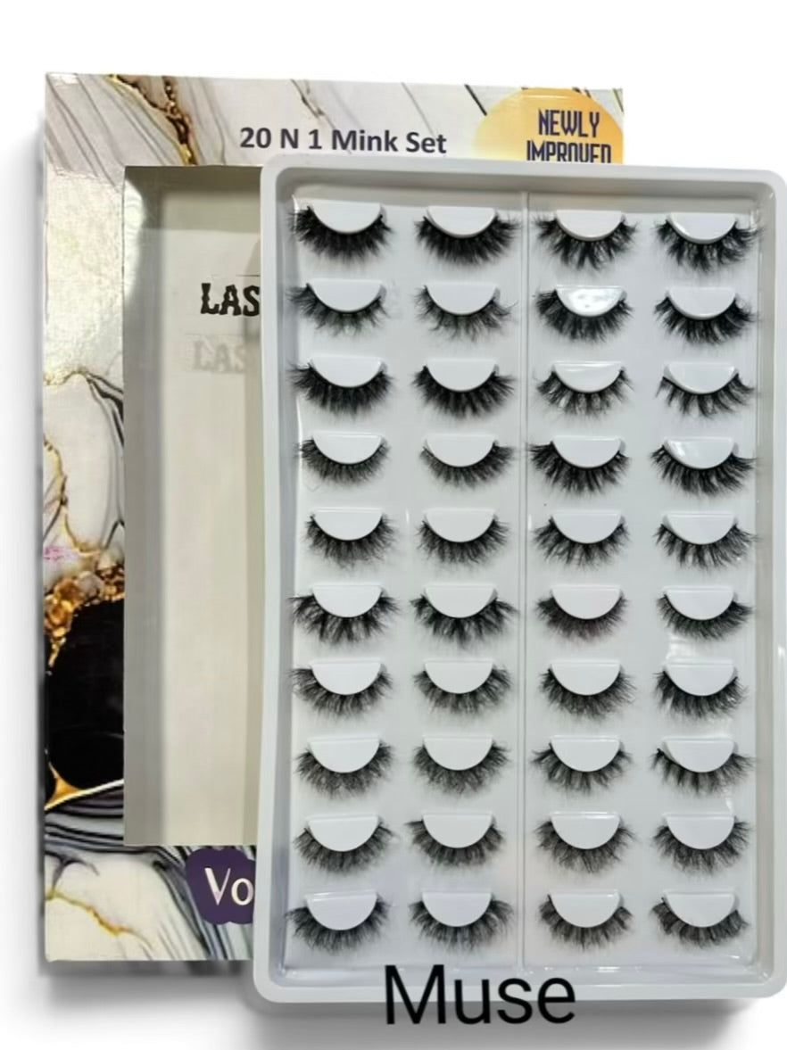 Voan 20pair Lash Tray- Muse