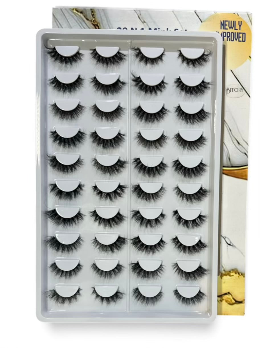Voan 20pair Lash Tray- Bitchy