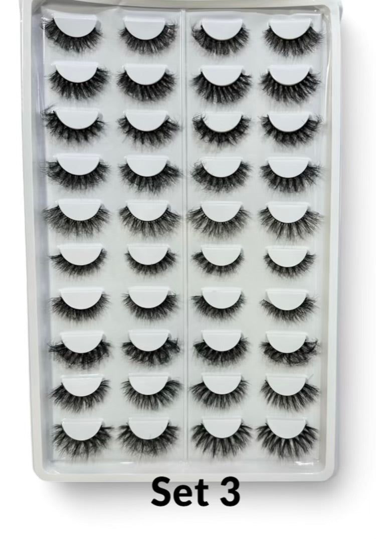 Voan 20pair Hybrid Lash Tray- Set 3