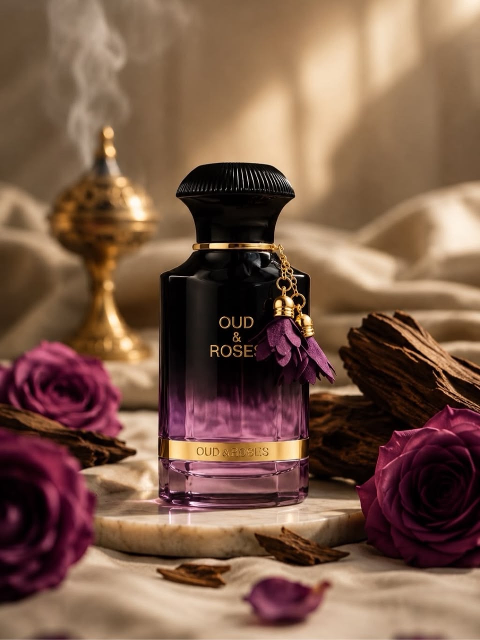 Ahmed Almaghribi  Oud and Roses By Lattafa