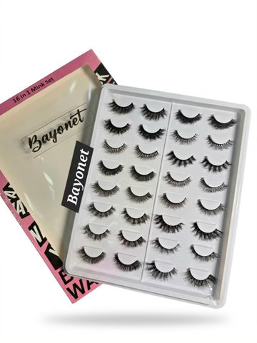 16pair Lash Tray - Bayonet