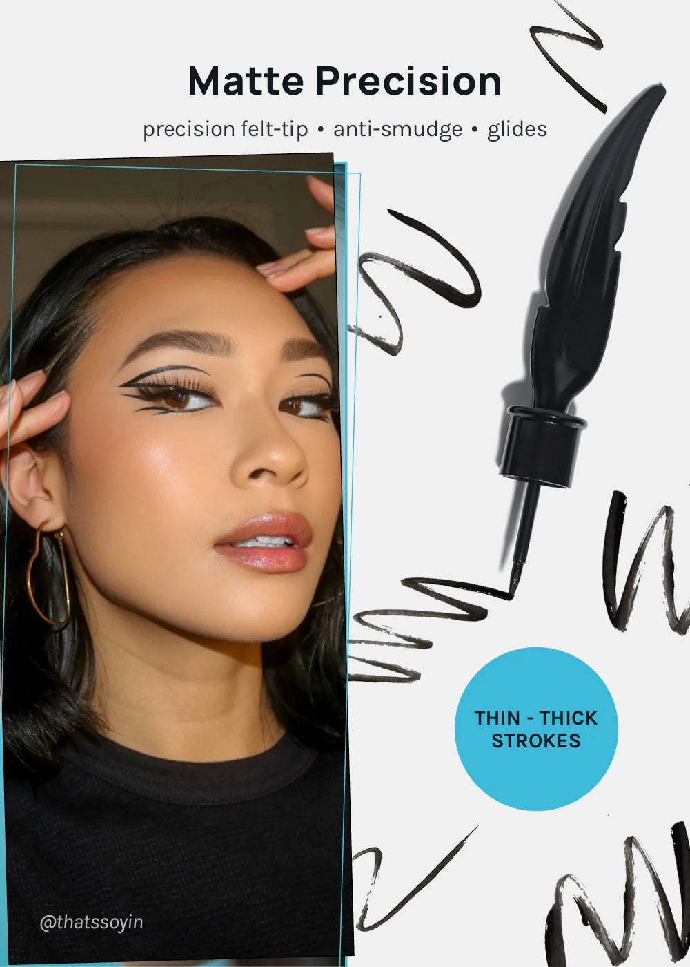 AOA Feather Ink Matte Liquid Eyeliner