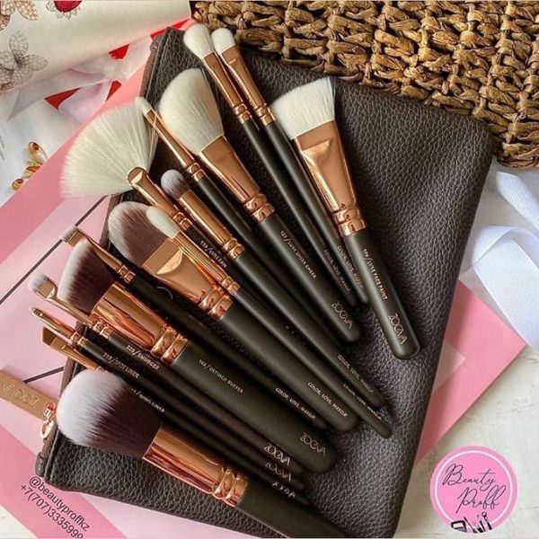 Zoeva 15pcs Brush Set Brown