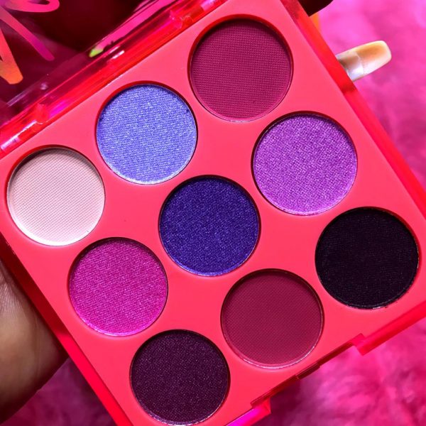 Only Beauty 9 Colour Eyeshadow Palette (Pink)