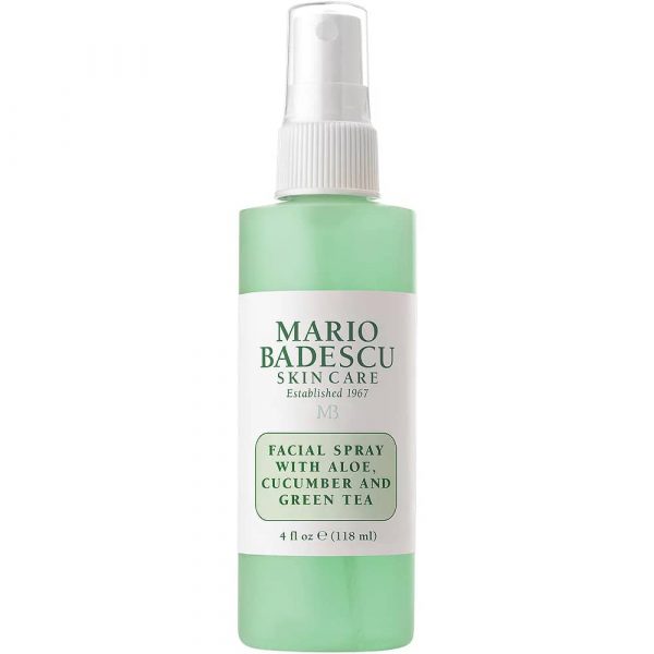 Mario Badescu facial spray with Aloe, Cucumber and Green tea.