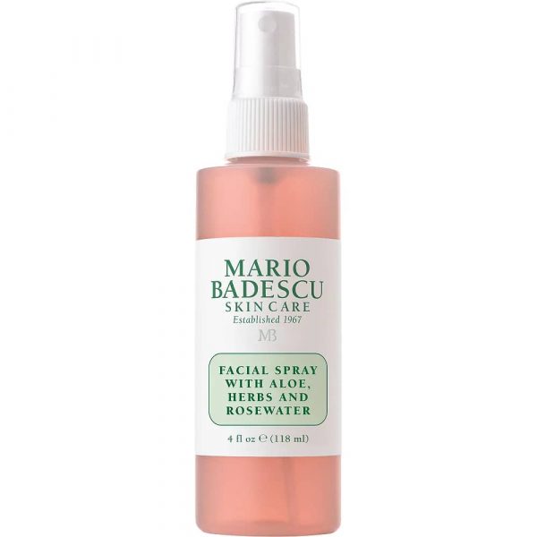 Mario badsecu facial spray with Aloe, Herbs and Rosewater.