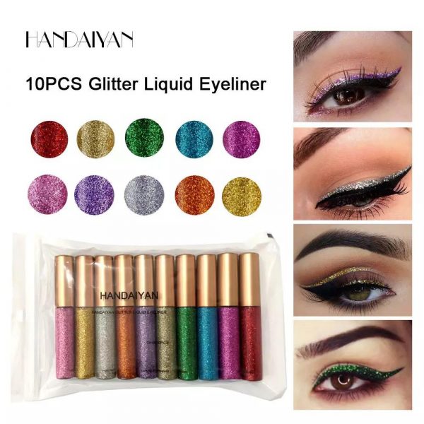 Handaiyan Glitter Eyeliner 10pcs