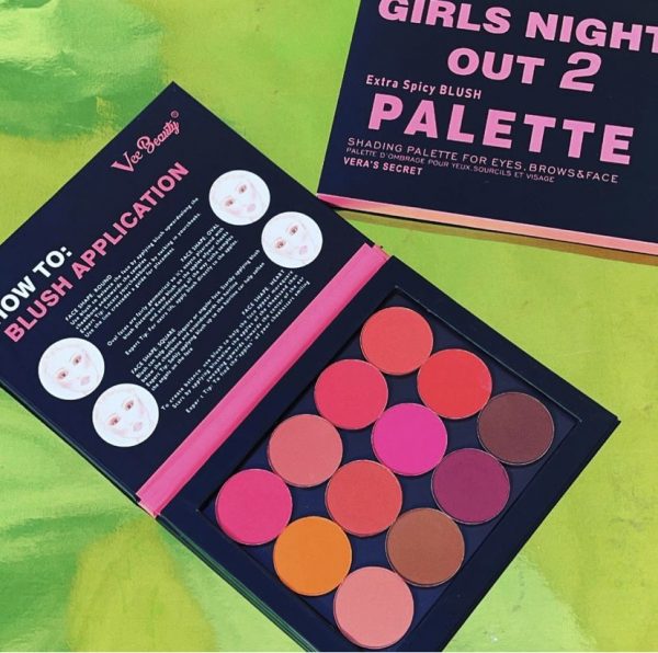 Veebeauty Girls Night Out Blush Palette