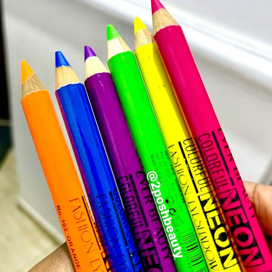 Everbeauty Neon Pencils - 2Posh Beauty