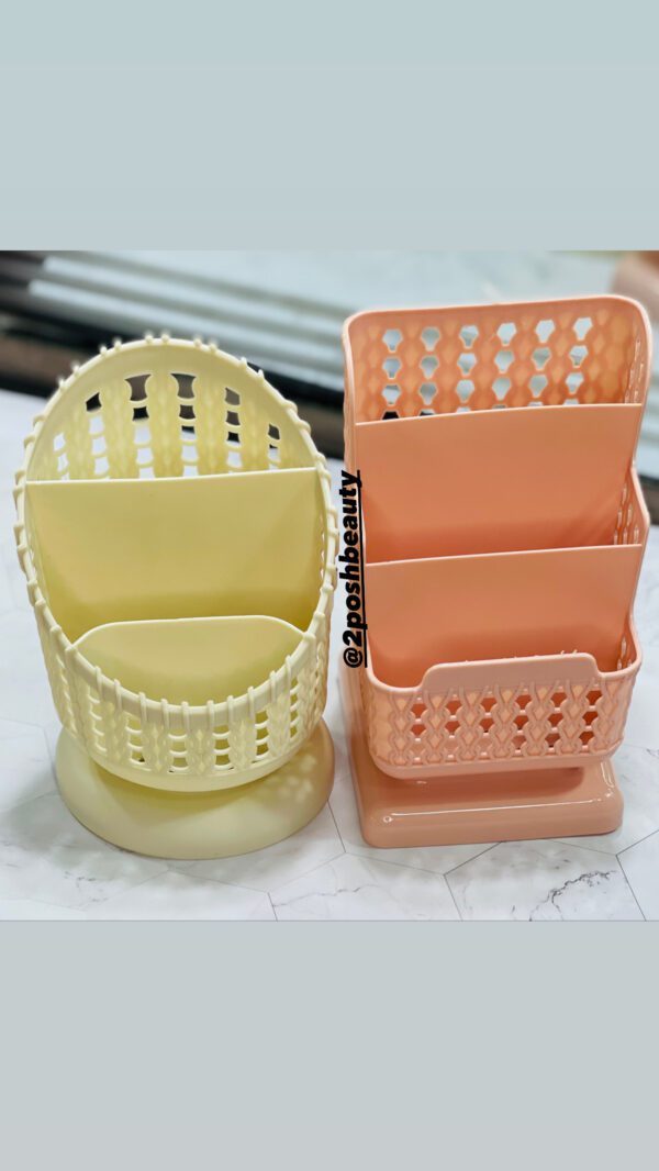 Multicompartment Brush Basket/Holder
