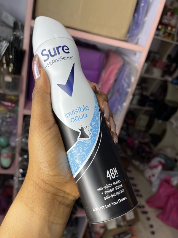 Sure Antiperspirant Body Spray - Invisible Aqua