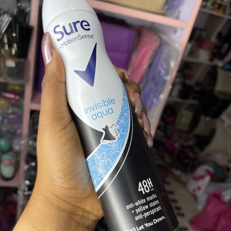 Sure Antiperspirant Body Spray - Invisible Aqua