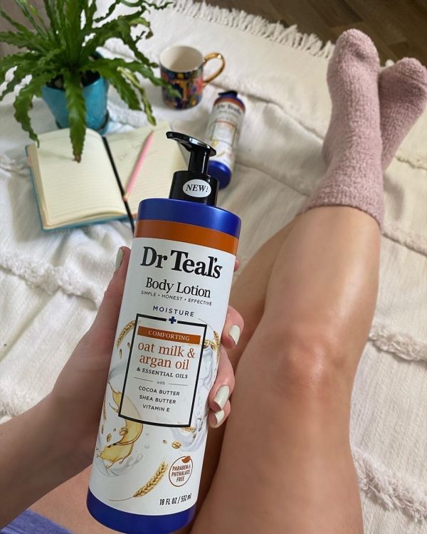 Dr Teals Body Lotion - Oat Milk And Argan Oil