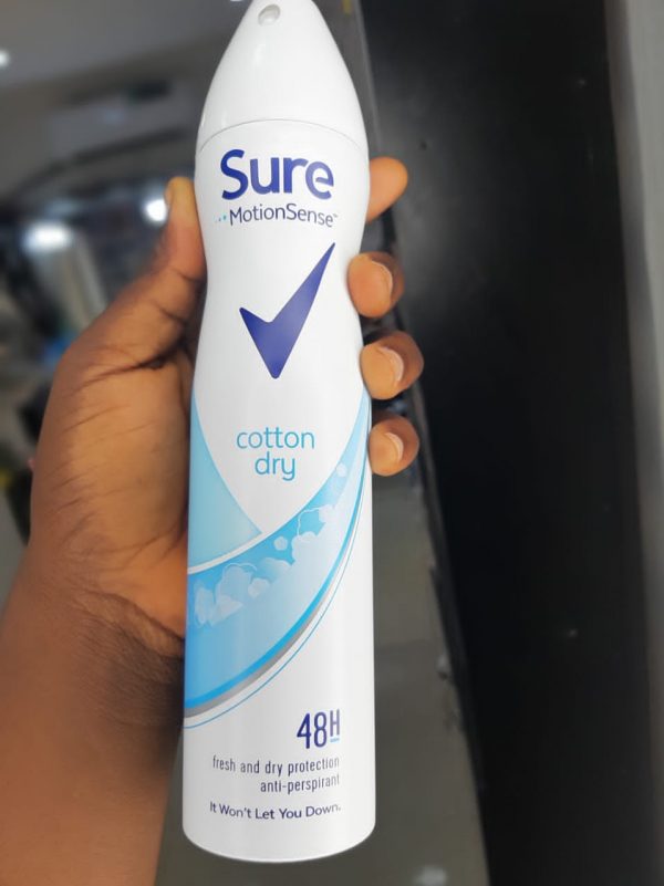 Sure Antiperspirant Body Spray - Cotton Dry