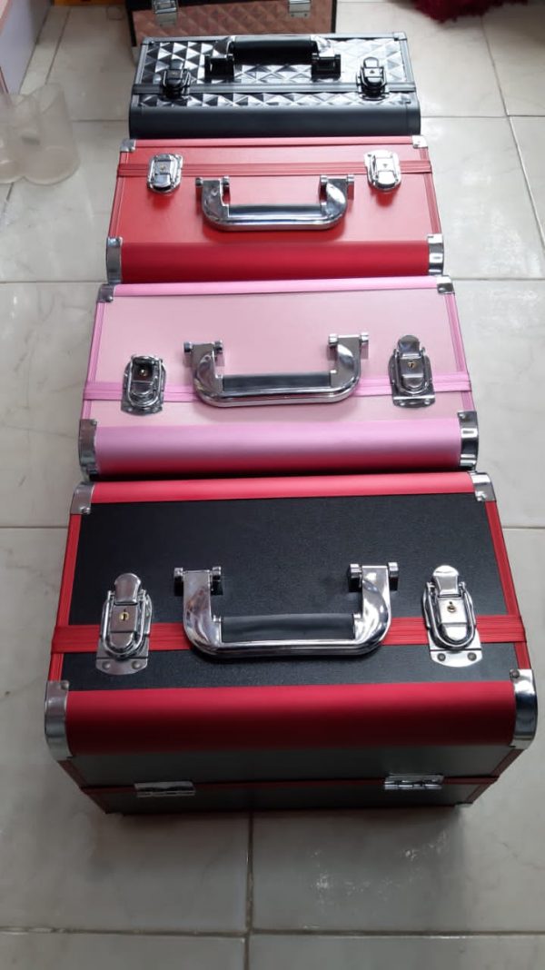 Double Step Metal Makeup Box