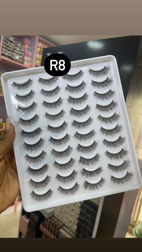 Voan 20pair Mink Lash Tray - R8