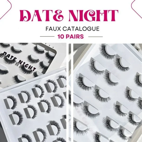 Wynkkbeauty 10pair Lash Tray - Date Night