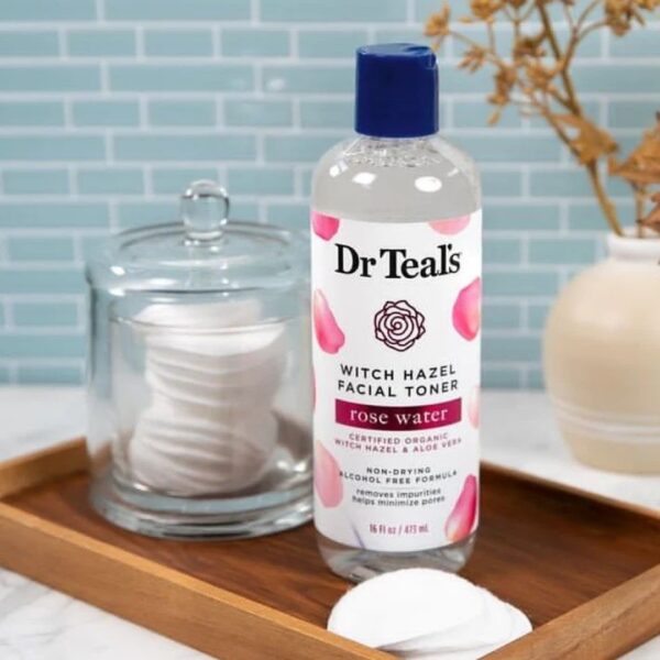 Dr Teals Witch Hazel Rosewater Toner