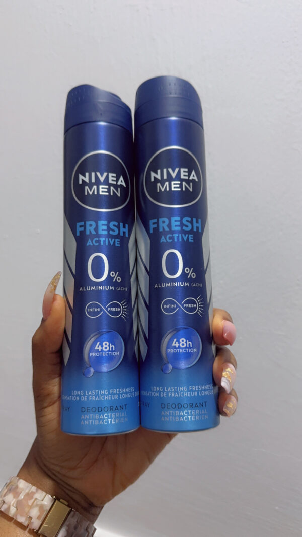 Nivea Fresh Active 0% Aluminium Deodorant Spray