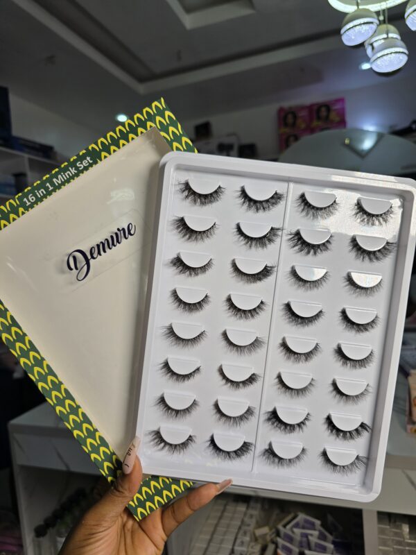 16pair Lash Tray - Demure