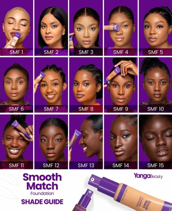 YangaBeauty Smooth Match Foundation