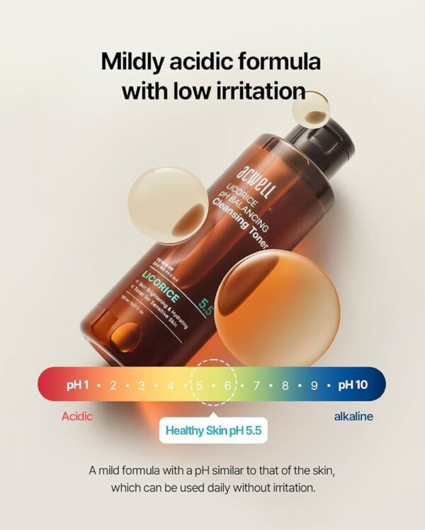 Acwell Licorice pH Balancing Cleansing Toner - 150ml