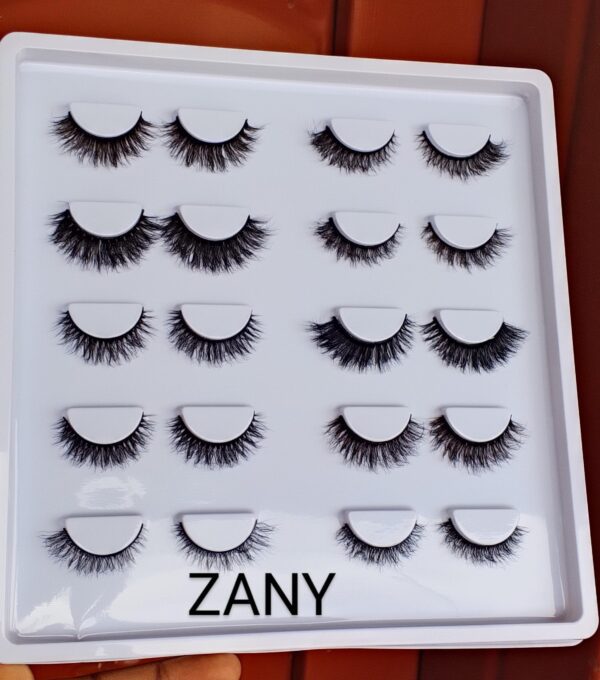 Chee 10Pair Mink Lash Tray - Zany