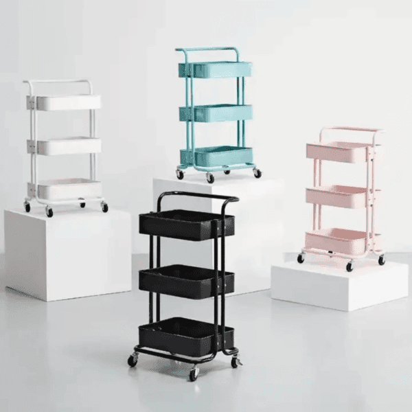 3 Layer Metal Storage/Display Trolley
