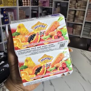 Asantee Carrot,Papaya, Arbutin&Orange Soap